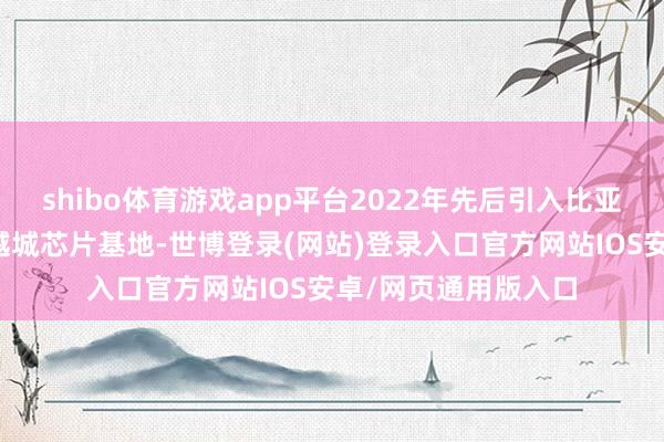 shibo体育游戏app平台2022年先后引入比亚迪嵊州电板基地和越城芯片基地-世博登录(网站)登录入口官方网站IOS安卓/网页通用版入口